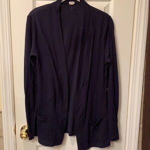 J Crew Open Front Cardigan